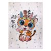 Alfombra Lavable Bambino 1960 Tigre, Indio Para Niños Antideslizante  80x150 Cm