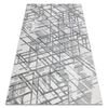 Alfombra Acrílica Vals 8381 Líneas Espacial 3d Gris  250x350 Cm