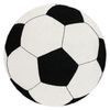 Alfombra Silver Circulo Piłka Fútbol Negro - Blanco Circulo 80 Cm