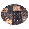 Antika Alfombra Ancient Chocolate Circulo, Patchwork Moderno, Griego L Circulo 160 Cm