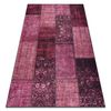 Antika Alfombra 127 Tek, Patchwork Moderno, Griego Lavable - Rosado 160x220 Cm