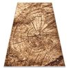 Alfombra Bcf Morad Pień Árbol Madera - Beige 60x110 Cm