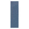 Alfombra De Pasillo Santa Fe Azul 74 Llanura Color Sólido 70x230 Cm