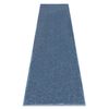 Alfombra De Pasillo Santa Fe Azul 74 Llanura Color Sólido 110x330 Cm