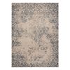 Alfombra Wool Jade 45016/100 Ornamento Vintage Beige / Azul Oscuro Ost 85x160 Cm