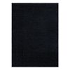 Alfombra Florence 24021 Un Color, Glamour, Tejido Plano, Flecos - Negr 78x150 Cm