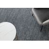 Alfombra Florence 24021 Un Color, Glamour, Tejido Plano, Flecos - Gris 175x270 Cm