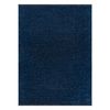 Alfombra Florence 24021 Un Color, Glamour, Tejido Plano, Flecos - Azul 175x270 Cm