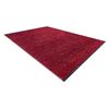 Alfombra Florence 24021 Un Color, Glamour, Tejido Plano, Flecos - Rojo 135x190 Cm