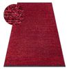 Alfombra Florence 24021 Un Color, Glamour, Tejido Plano, Flecos - Rojo 195x290 Cm