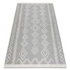 Alfombra Twin 23000 Boho, Algodón, Doble Cara, Diamantes Flecos Ecol� 180x270 Cm