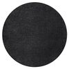 Alfombra  Santa Fe Círculo Negro 98 Llanura Color Sólido Circulo 150 Cm