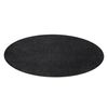 Alfombra  Santa Fe Círculo Negro 98 Llanura Color Sólido Circulo 150 Cm