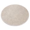 Alfombra  Santa Fe Círculo Beige 33 Llanura Color Sólido Circulo 200 Cm