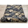 Alfombra De Pasillo Con Refuerzo De Goma Monstera Hojas, Oro 67 Cm 67x110 Cm