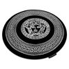 Alfombra Hampton Medusa Círculo Medusa Griego Negro Circulo 140 Cm