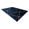 Alfombra Emerald Exclusivo 1013 Glamour, Elegante Geométrico Azul Osc 140x190 Cm