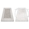 Alfombra Mateo 8033/944 Moderna Griego, Marco - Estructural Gris / Bei 140x190 Cm