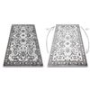 Alfombra Mateo 8037/644 Moderna Marco, Flores - Estructural Gris  180x270 Cm