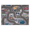 Alfombra Rebel Roads Racers 97 Calles, Carros, Antideslizante Para Ni� 95x133 Cm