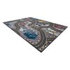 Alfombra Rebel Roads Racers 97 Calles, Carros, Antideslizante Para Ni� 95x133 Cm