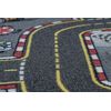 Alfombra Rebel Roads Racers 97 Calles, Carros, Antideslizante Para Ni� 95x200 Cm