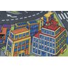 Alfombra Rebel Roads Town Life 97 Gran Ciudad, Calles Antideslizante P 95x133 Cm