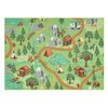 Alfombra Rebel Roads Wild Life 90 Bosque, Animales Antideslizante Para 95x133 Cm