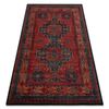 Alfombra De Lana Omega Hari Oriental - Rojo Rubí 235x350 Cm