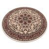 Alfombra De Lana Polonia Circulo Kordoba Arena, Beige / Terracota Circulo 135 Cm