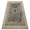 Alfombra De Lana Polonia Ashan Oriental Color Jadeit Verde   170x235 Cm