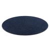 Alfombra Softy Circulo Llanura Color Azul Oscuro Circulo 150 Cm