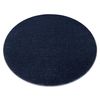 Alfombra Softy Circulo Llanura Color Azul Oscuro Circulo 200 Cm