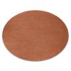 Alfombra Softy Circulo Llanura Color Sólido Terracota Circulo 200 Cm