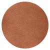 Alfombra Softy Circulo Llanura Color Sólido Terracota Circulo 200 Cm