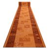 Alfombra De Pasillo Con Refuerzo De Goma  Agadir Tonos De Naranja 67cm 67x110 Cm