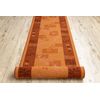 Alfombra De Pasillo Con Refuerzo De Goma  Agadir Tonos De Naranja 67cm 67x110 Cm