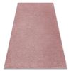 Alfombra Softy Llanura Color Sólido Rosado 280x370 Cm