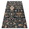 Alfombra De Lana Polonia Persej Oriental Azul Oscuro 235x350 Cm