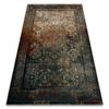 Alfombra De Lana Omega Mamluk Rosetón Vintage Verde Oscuro 170x235 Cm