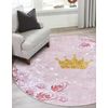 Alfombra Lavable Junior 51549.802 Circulo Corona Para Niños Antidesli Circulo 80 Cm