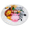 Alfombra Lavable Junior 51595.801 Circulo Animales, África Para Niño Circulo 100 Cm