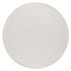 Alfombra Mimo 5979 Circulo Sisal Exterior Marco Color Blanco Circulo 150 Cm