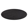 Alfombra Mimo 0000 Circulo Sisal Exterior Negro Circulo 150 Cm