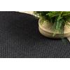 Alfombra Mimo 0000 Circulo Sisal Exterior Negro Circulo 150 Cm