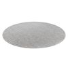 Alfombra Mimo 6272 Circulo Sisal Exterior Gris Claro Circulo 120 Cm