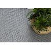 Alfombra Mimo 6272 Circulo Sisal Exterior Gris Claro Circulo 120 Cm