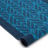 Alfombra De Pasillo Con Refuerzo De Goma Pióra Plum Azul Oscuro 133cm 133x200 Cm