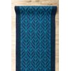 Alfombra De Pasillo Con Refuerzo De Goma Pióra Plum Azul Oscuro 133cm 133x220 Cm