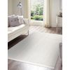 Alfombra Nano Em52a Diamantes, Bucle, Tejido Plano Blanco 80x150 Cm